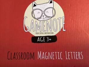 Gamenote 234 Pcs Classroom Magnetic Alphabet Letters Kit with Double-Sided Magne